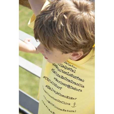 CAMISETA MINI HASHTAGS 