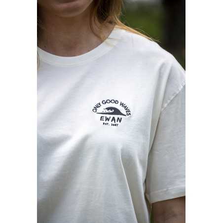 CAMISETA BORDADO ONLY GOOD WAVES