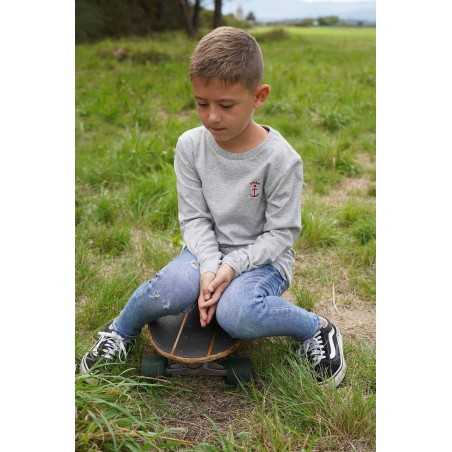 Camiseta Mini Blake Essential Heather Grey