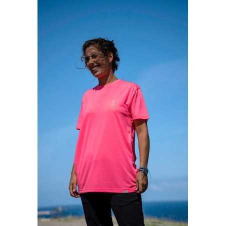 CAMISETA LONGBOARD FLÚOR