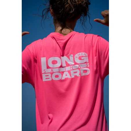 CAMISETA LONGBOARD FLÚOR