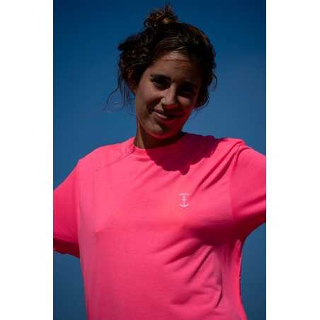 CAMISETA LONGBOARD FLÚOR