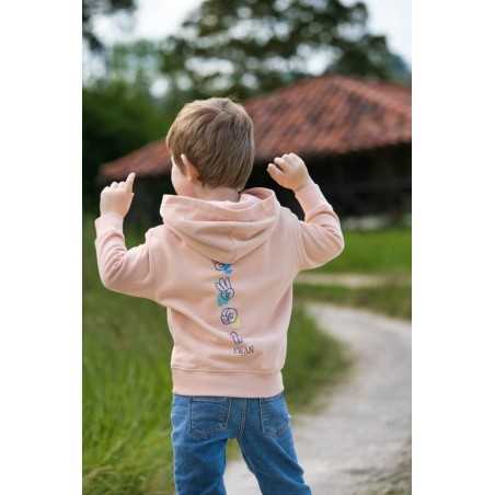 SUDADERA MINI HAND SIGNS