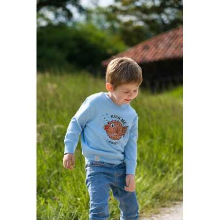 SUDADERA MINI KISS ME