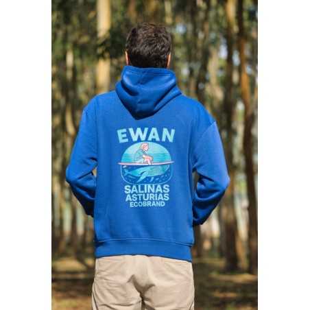 SUDADERA CAPUCHA WHALE AND SURFER