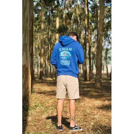 SUDADERA CAPUCHA WHALE AND SURFER