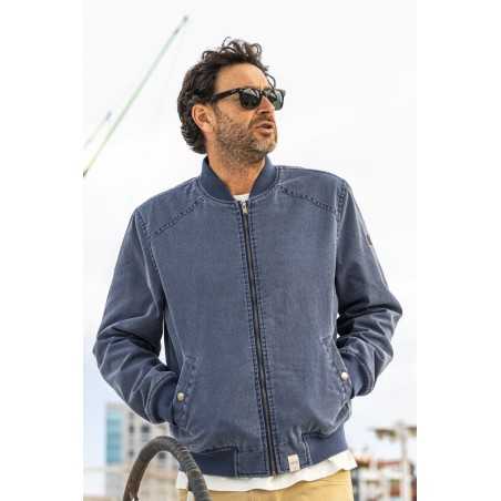 CHAQUETA BOMBER DENIM