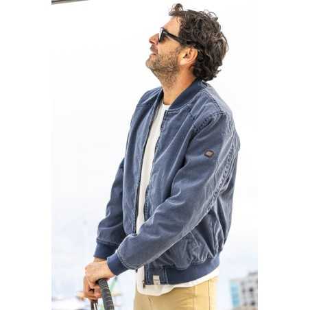 CHAQUETA BOMBER DENIM