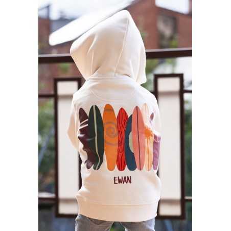 SUDADERA CAPUCHA MINI SURF SCHOOL