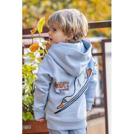 SUDADERA CAPUCHA MINI WHAT THE DUCK