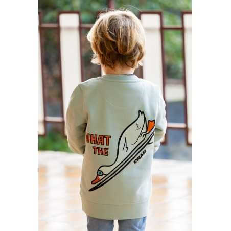 SUDADERA REDONDA MINI WHAT THE DUCK